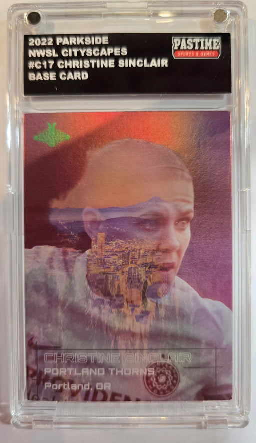 Christine Sinclair 2022 Parkside NWSL Cityscapes #C17 Encased in Magpro - Pastime Sports & Games