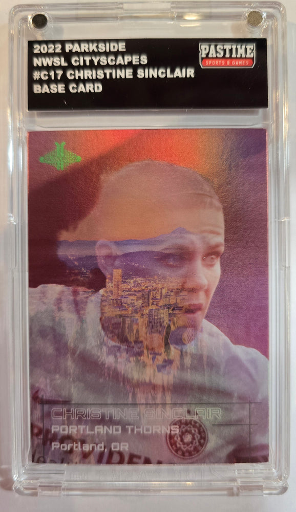 Christine Sinclair 2022 Parkside NWSL Cityscapes #C17 Encased in Magpro - Pastime Sports & Games