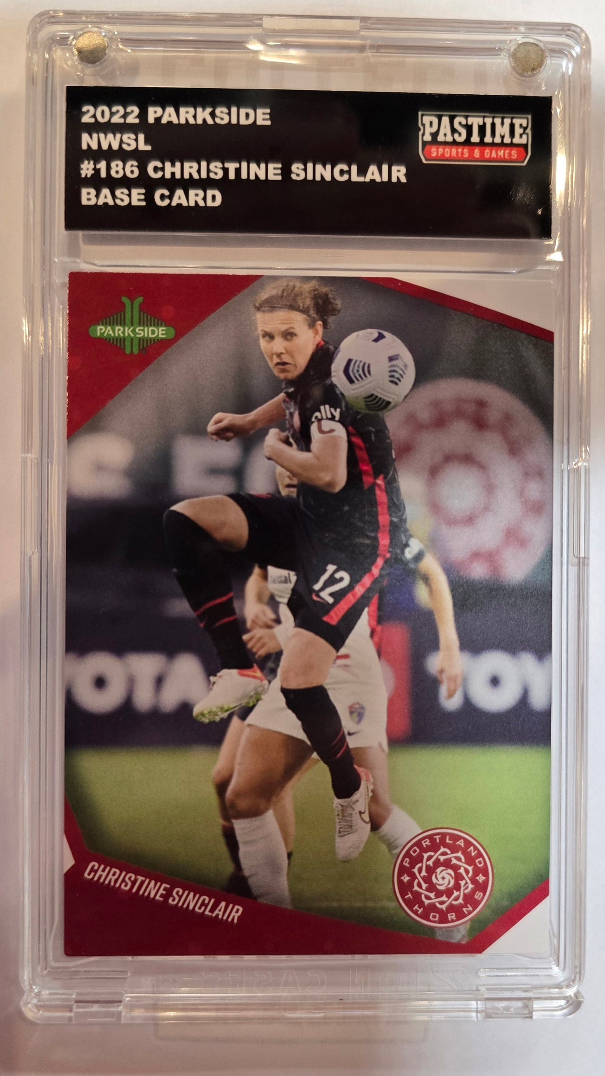 Christine Sinclair 2022 Parkside NWSL Base Card #186 Encased in Magpro ...