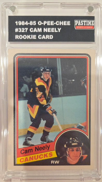 Cam Neely 1984-85 O-Pee-Chee Rookie Card #327 Encased in Magpro - Pastime Sports & Games