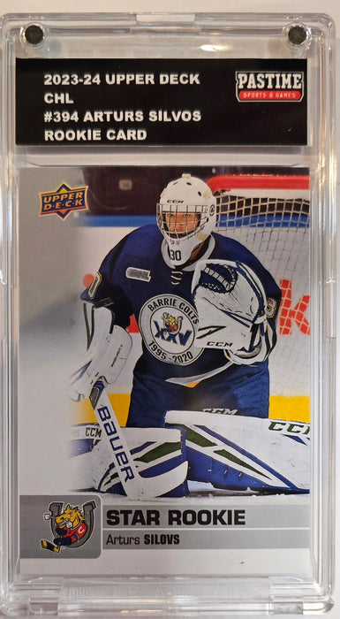 Arturs Silovs 2023/24 CHL Rookie Card #394 Encased in Magpro - Pastime Sports & Games