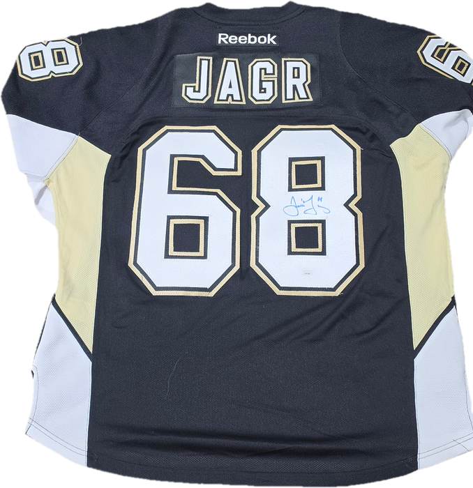 Jaromir Jagr Autographed Pittsburgh Penguins Reebok Jersey
