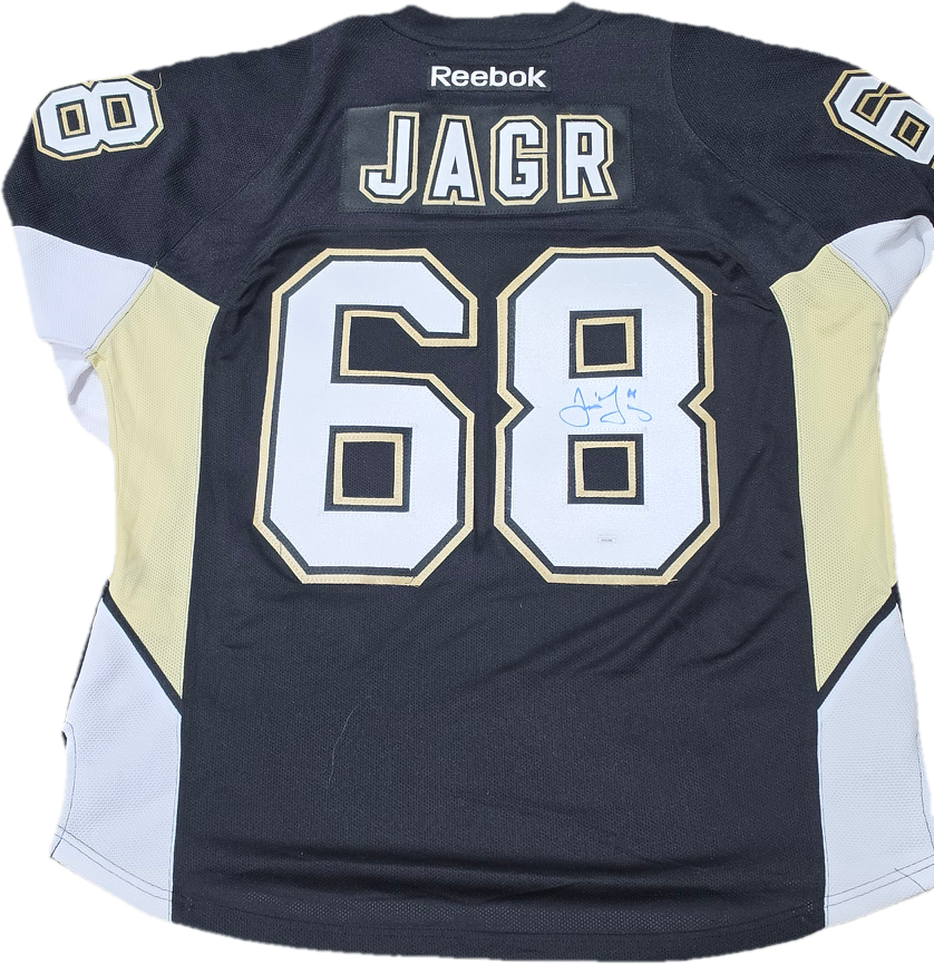 Jaromir Jagr Autographed Pittsburgh Penguins Reebok Jersey