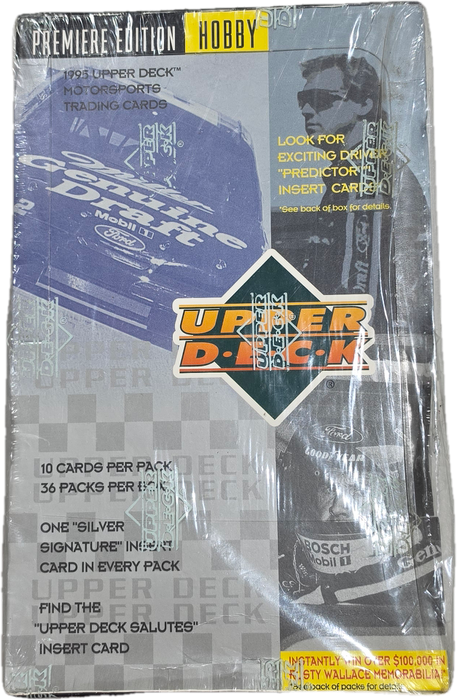 1995 Upper Deck Motorsport Premiere Edition Racing Hobby Box