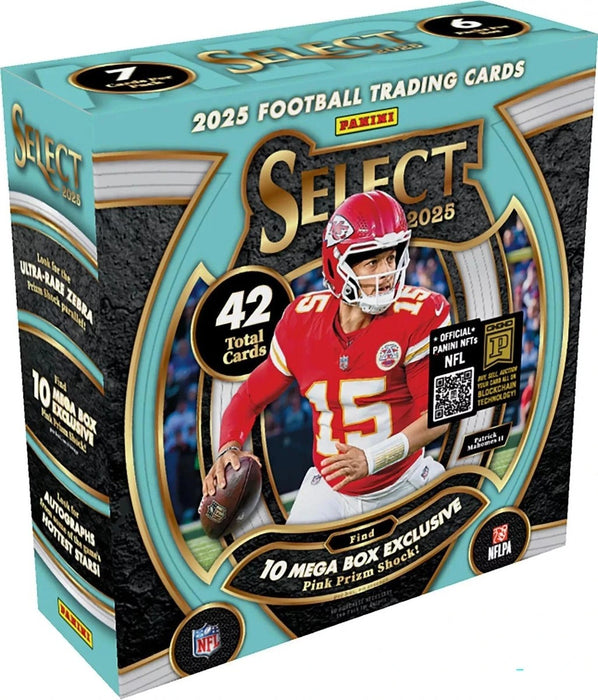 2025 Panini Select NFL Football Mega Box/Case - Pastime Sports & Games