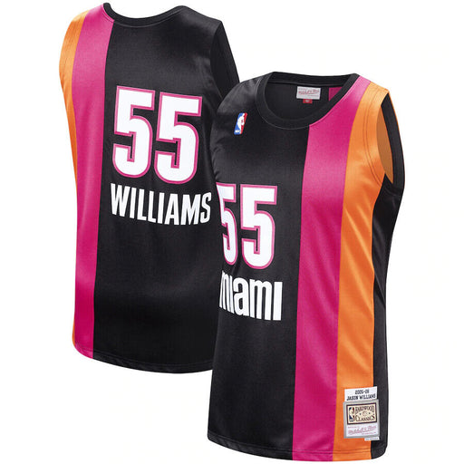 Miami Heat Jason Williams 2005-06 Mitchell & Ness Black Basketball Jersey - Pastime Sports & Games