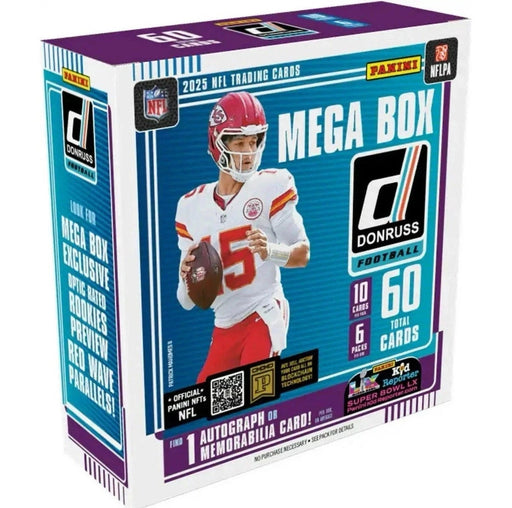 2025 Panini Donruss NFL Football Mega Box/Case - Pastime Sports & Games