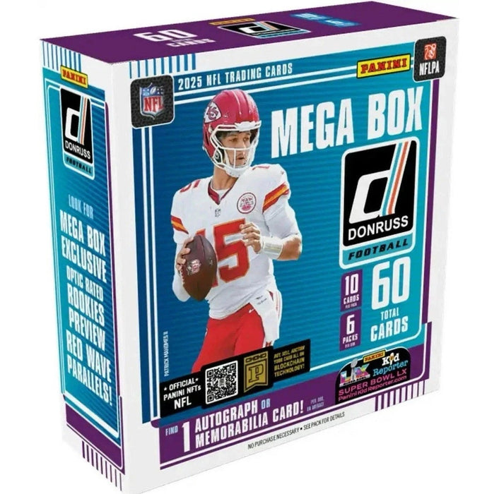2025 Panini Donruss NFL Football Mega Box/Case - Pastime Sports & Games