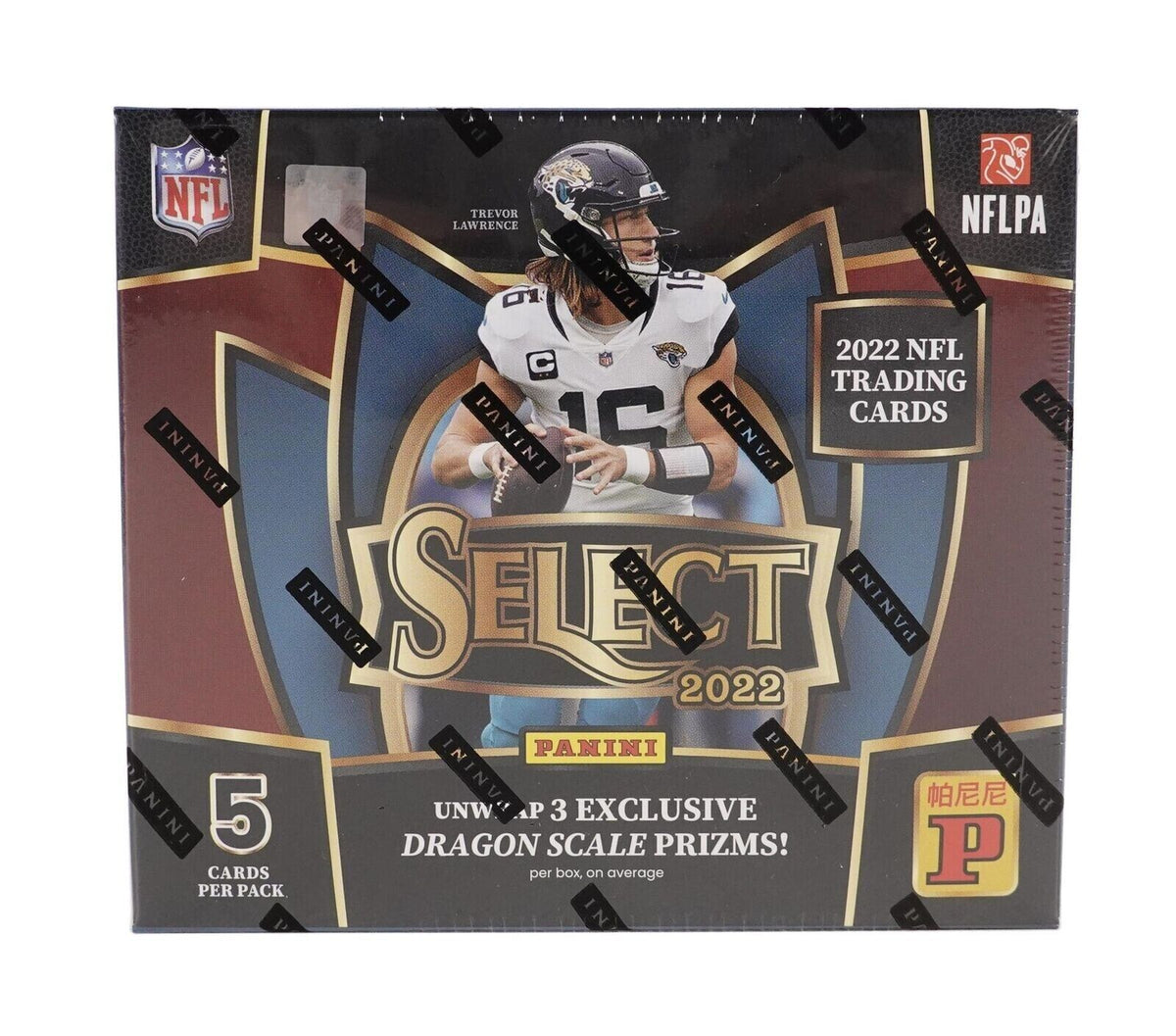 2022 Panini Select Football Hobby 12 Box Case