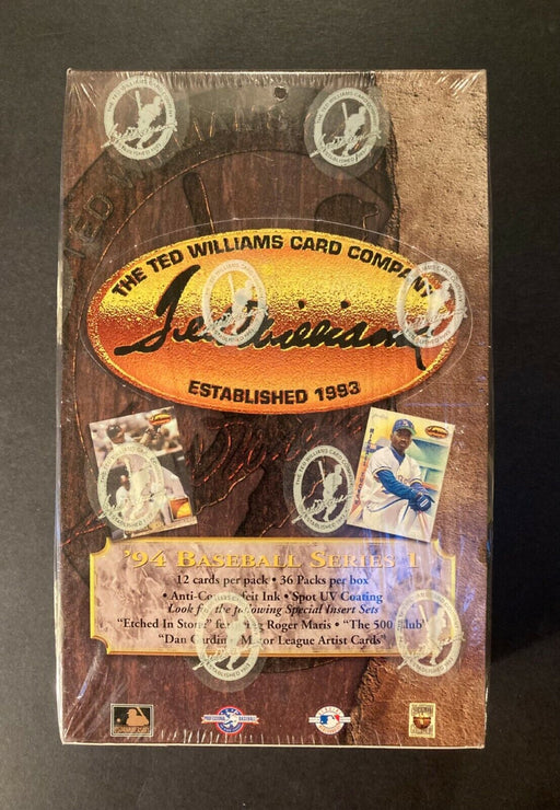 1994 Ted Williams Card Company Series One Baseball Box - Pastime Sports & Games