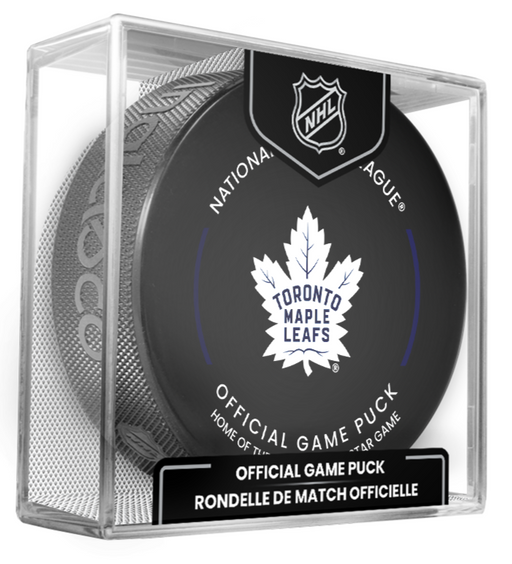 Toronto Maple Leafs Official Game Hockey Puck - Pastime Sports & Games