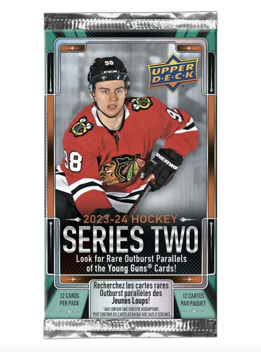 2023/24 Upper Deck Series 2/Two NHL Hockey Blaster Box/Case