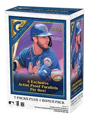 2020 Topps Gallery MLB Baseball Blaster Box