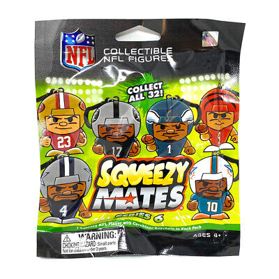 Squeezy Mates Series 6 NFL Football Miniatures Gravity Feed Box - Pastime Sports & Games