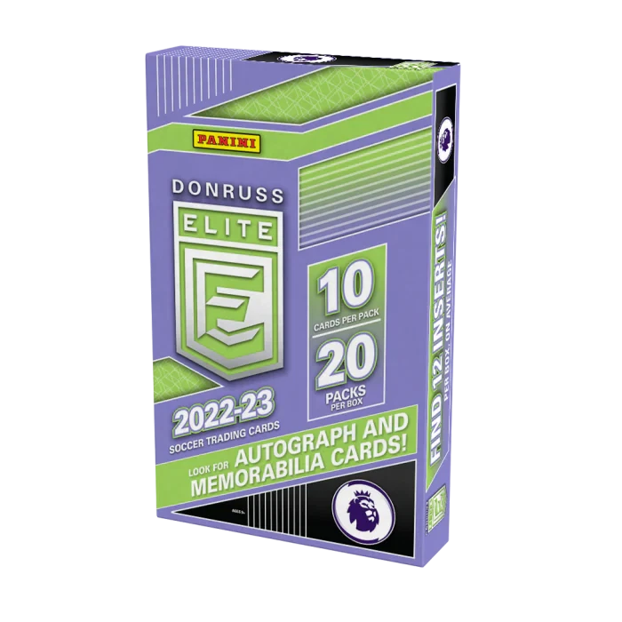 2022/23 Panini Donruss Elite EPL Soccer Retail Box/Case