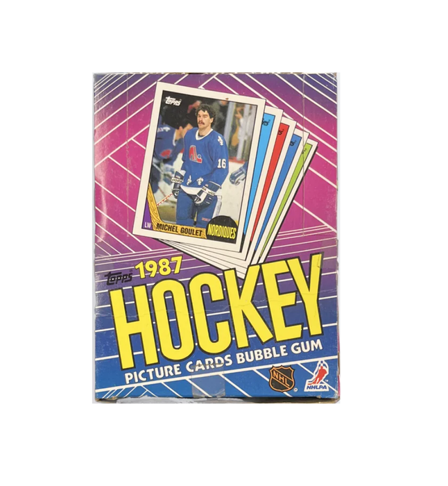 1987 Topps NHL Hockey Wax Box - Pastime Sports & Games