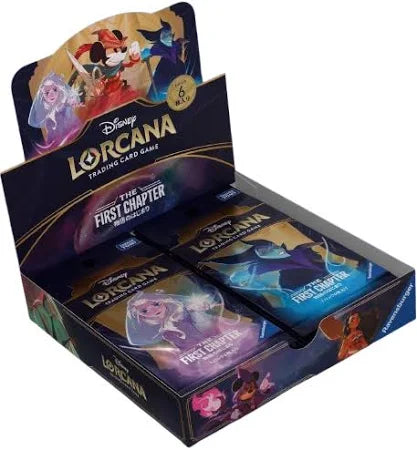 Disney Lorcana The First Chapter Japanese Booster Box/Case PRE ORDER - Pastime Sports & Games