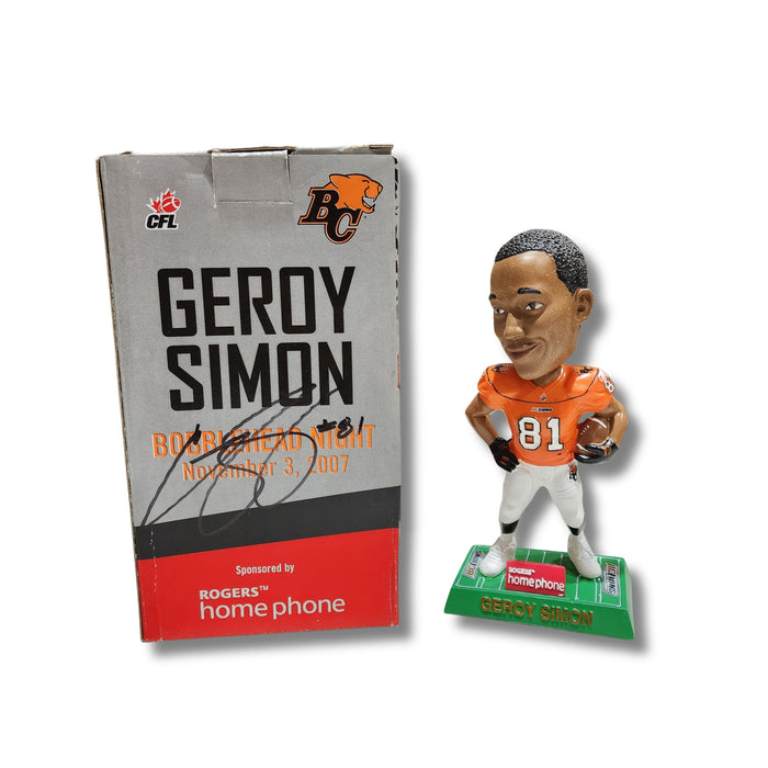 Geroy Simon Autographed Bobblehead - Pastime Sports & Games