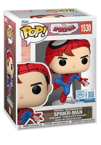 Funko Pop! Marvel Friendly Nieghborhood Spiderman (ALT) #1530 - Pastime Sports & Games