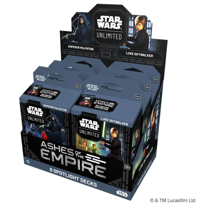 Star Wars Unlimited - Ashes of the Empire Spotlight Decks
