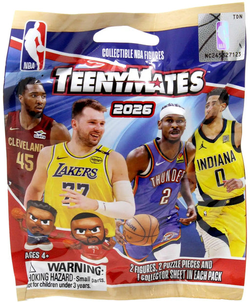 2026 Teeny Mates NBA Basketball Miniatures Gravity Feed Box - Pastime Sports & Games