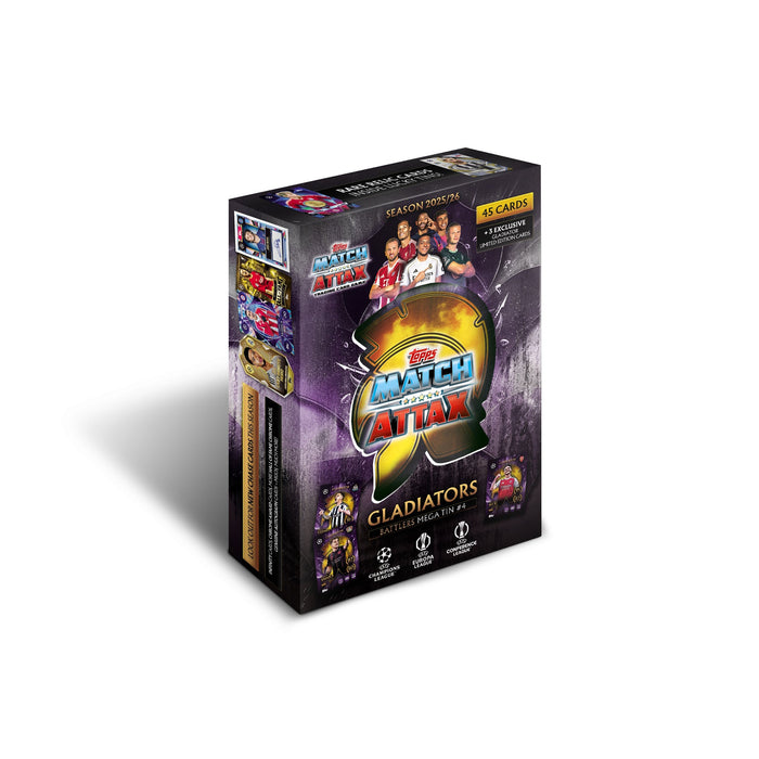 2025/26 Match Attax Gladiators Soccer Mega Tin/Case