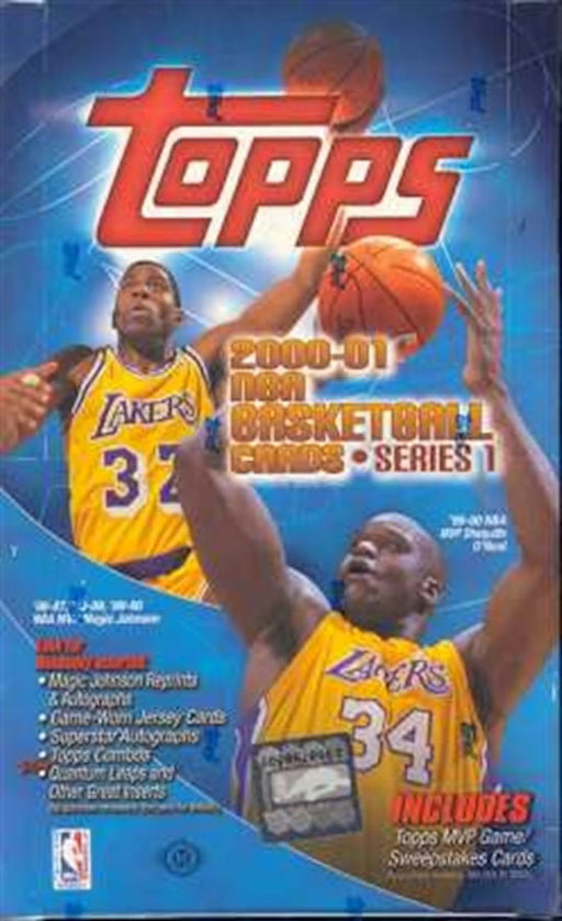 2000/01 Topps Series 1 / One NBA Basketball Hobby Box - Pastime Sports & Games