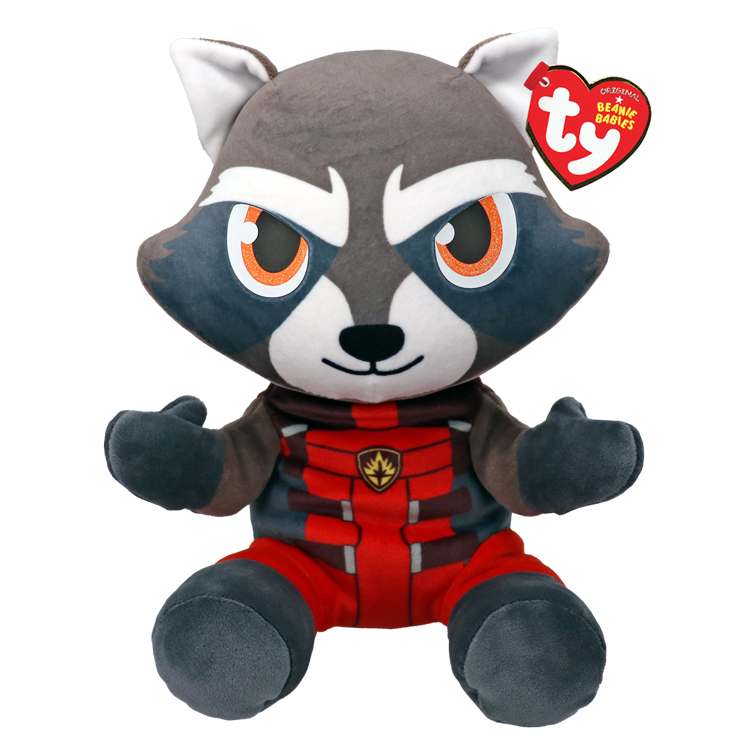 Ty Beanie Babies Floppy Marvel Rocket - Pastime Sports & Games