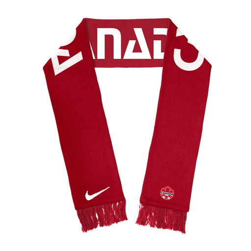 Canada Soccer Unisex Red Sublimated Scarf - Pastime Sports & Games