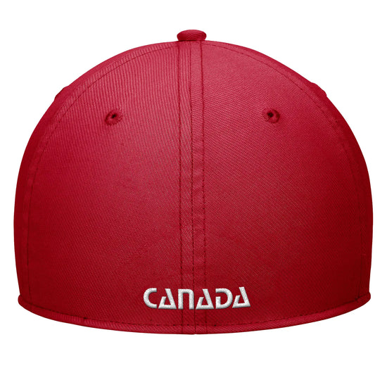 Canada Soccer Unisex Red Rise Swoosh Flex Hat - Pastime Sports & Games