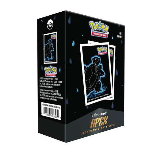 Ultra Pro Apex Deck Protector Sleeves Pokemon Blastoise - Pastime Sports & Games