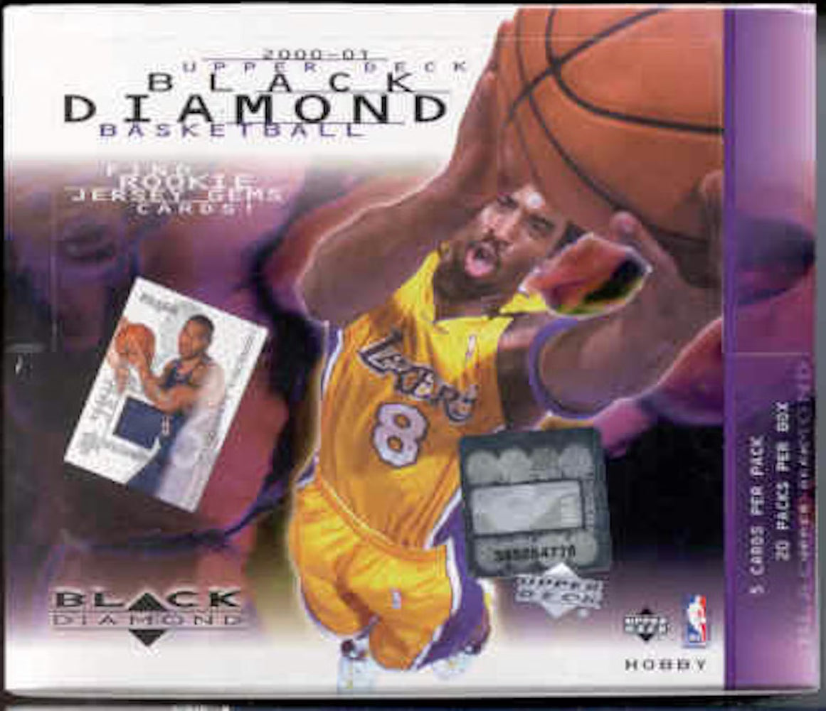 2000/01 Upper Deck Black Diamond Basketball Hobby Box - Pastime Sports & Games
