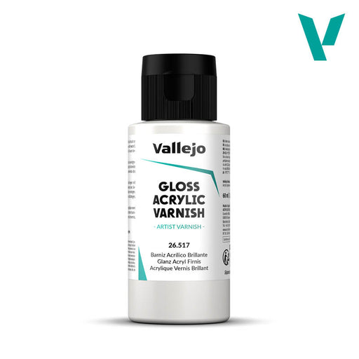 Vallejo Gloss Acrylic Varnish (60ml) - Pastime Sports & Games