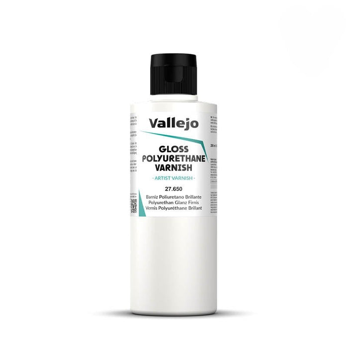 Vallejo 200ml Waterbased Polyurethane Varnish - Pastime Sports & Games