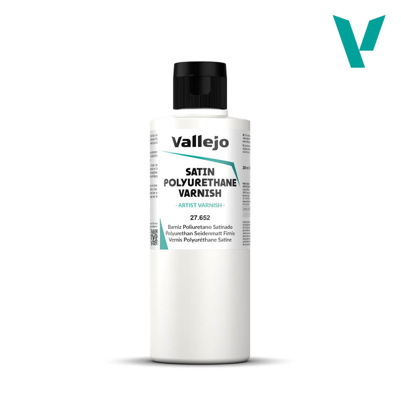 Vallejo 200ml Waterbased Polyurethane Varnish - Pastime Sports & Games