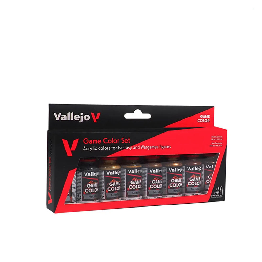 Vallejo Game Color Metallic Colors Set