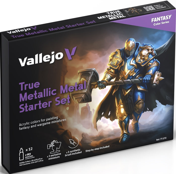Vallejo True Metallic Metal Starter Set