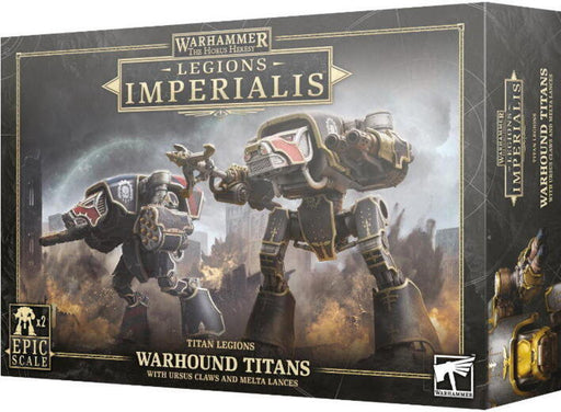 Warhammer The Horus Heresy Legions Imperialis Titan Legions Warhound Titans With Ursus Claws And Melta Lances (03-45) - Pastime Sports & Games
