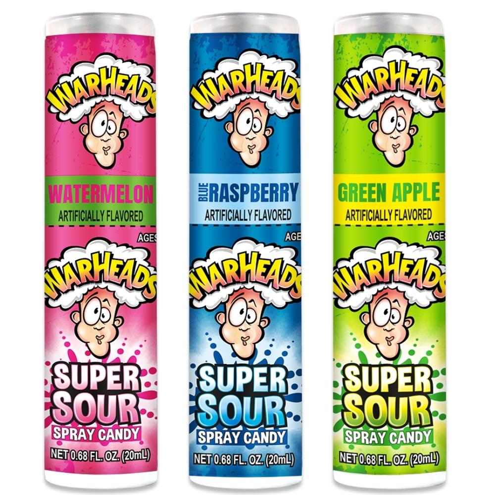Warheads Super Sour Spray Candy - Pastime Sports & Games