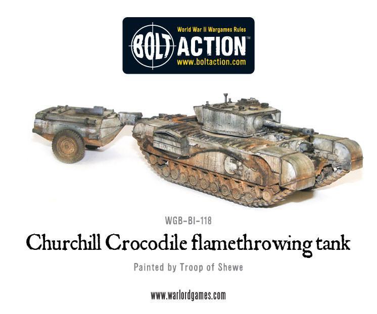 Bolt Action Churchill Crocodile Flamethrowing Tank - Pastime Sports & Games