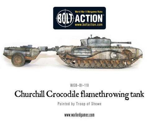 Bolt Action Churchill Crocodile Flamethrowing Tank - Pastime Sports & Games