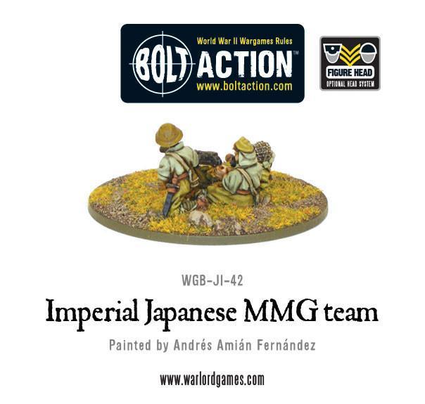 Bolt Action Japanese Army MMG Team - Pastime Sports & Games