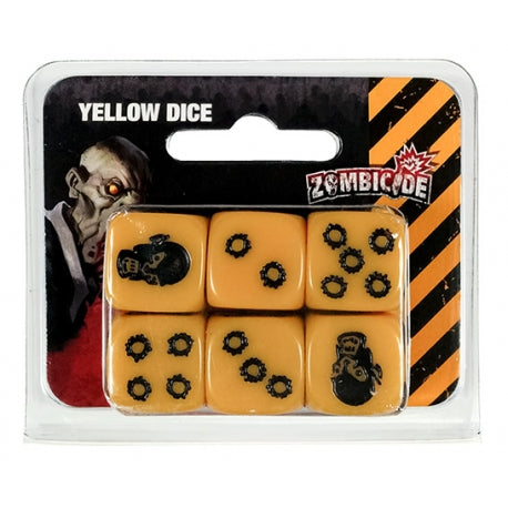 Zombicide Yellow Dice - Pastime Sports & Games
