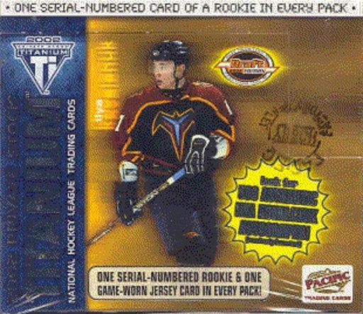 2001/02 Pacific Titanium Draft Day Hockey Hobby Box - Pastime Sports & Games