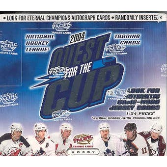 2003/04 Pacific Quest for the Cup Hockey Hobby Box - Pastime Sports & Games