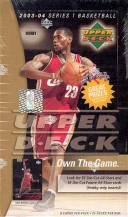 2003/04 Upper Deck Series One NBA Basketball Hobby Box - Pastime Sports & Games