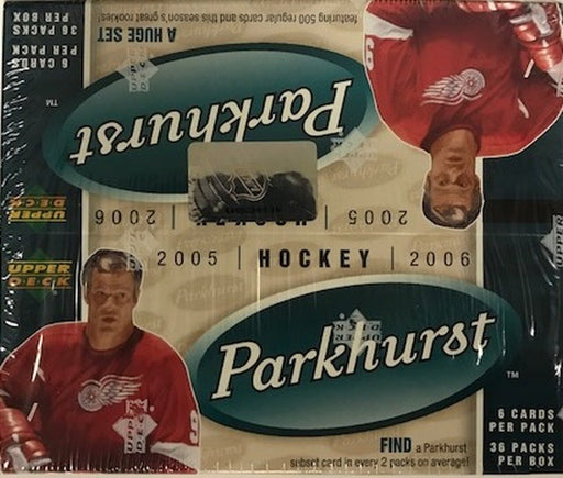 2005/06 Upper Deck Parkhurst Hockey Retail Box - Pastime Sports & Games
