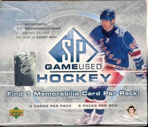2005/06 Upper Deck SP Game Used Hockey Hobby Box - Pastime Sports & Games