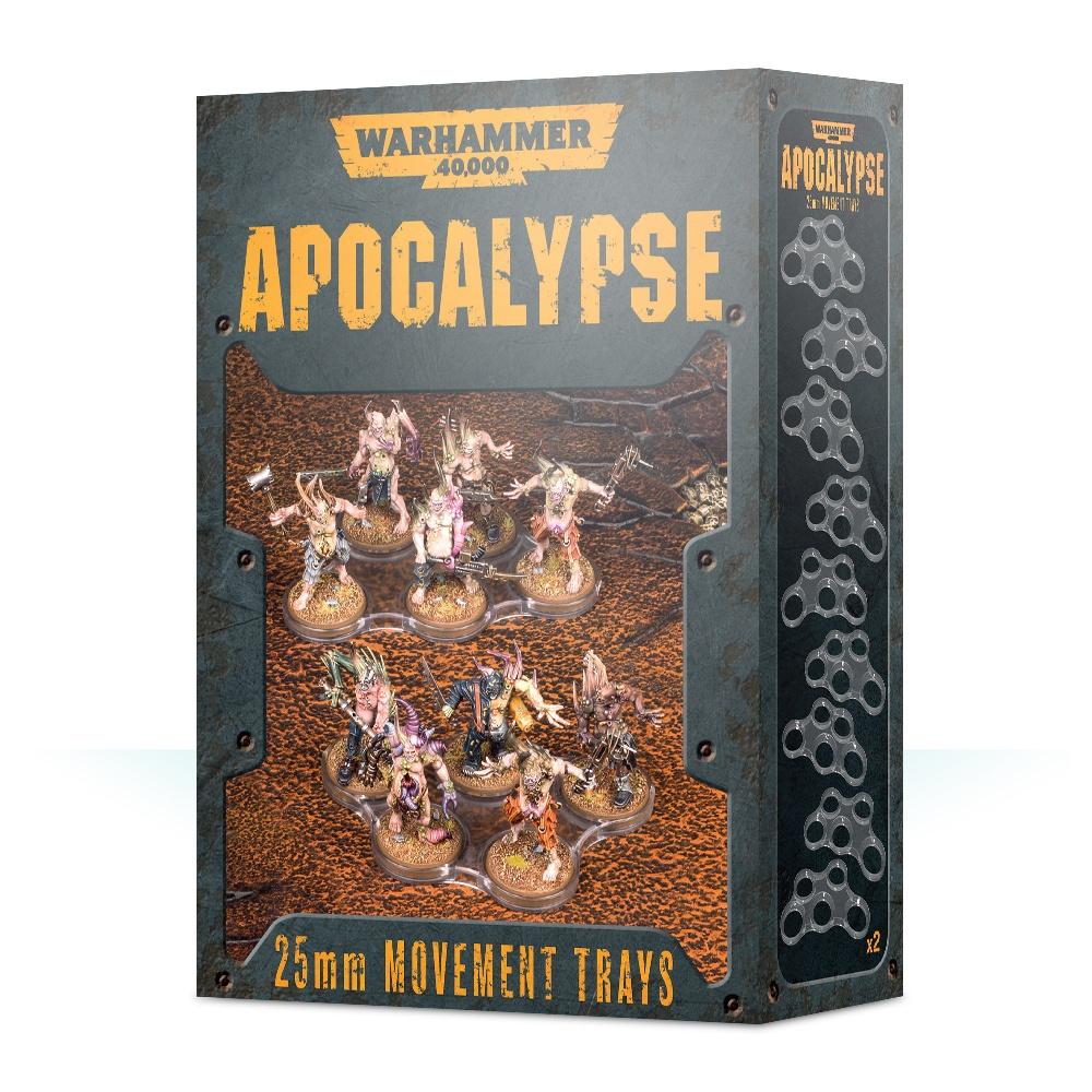 Warhammer 40,000 Apocalypse 25mm Movement Trays (65-20) - Pastime Sports & Games