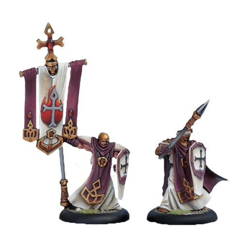 Warmachine Protectorate Of Menoth Temple Flameguard Officer & Standard - Pastime Sports & Games